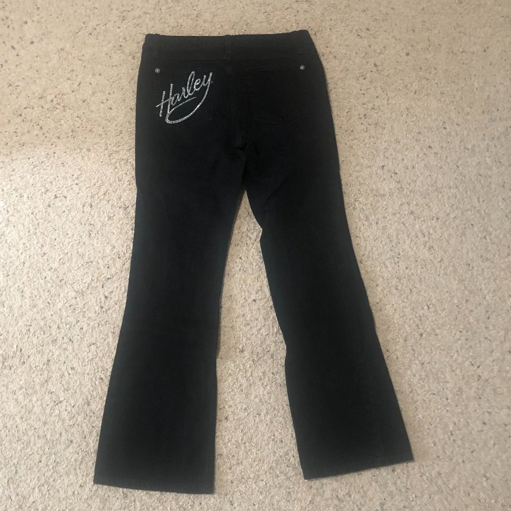 Harley Davidson Bootcut Jeans Black Womens 10